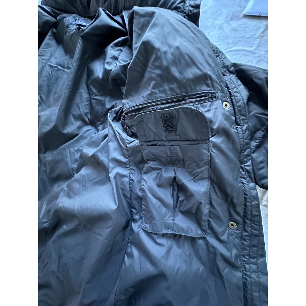 Lands' End Black Nylon Goose Down Filled Coat Women's size XS - Picture 5 of 13